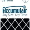 11.75x13.5x1 (Actual Size) Accumulair Carbon MERV 10 Odor Eliminating Filter