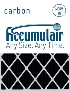 11.75x13.5x1 (Actual Size) Accumulair Carbon MERV 10 Odor Eliminating Filter