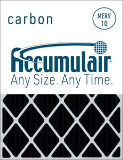 13.25x13.25x1 (Actual Size) Accumulair Carbon MERV 10 Odor Eliminating Filter