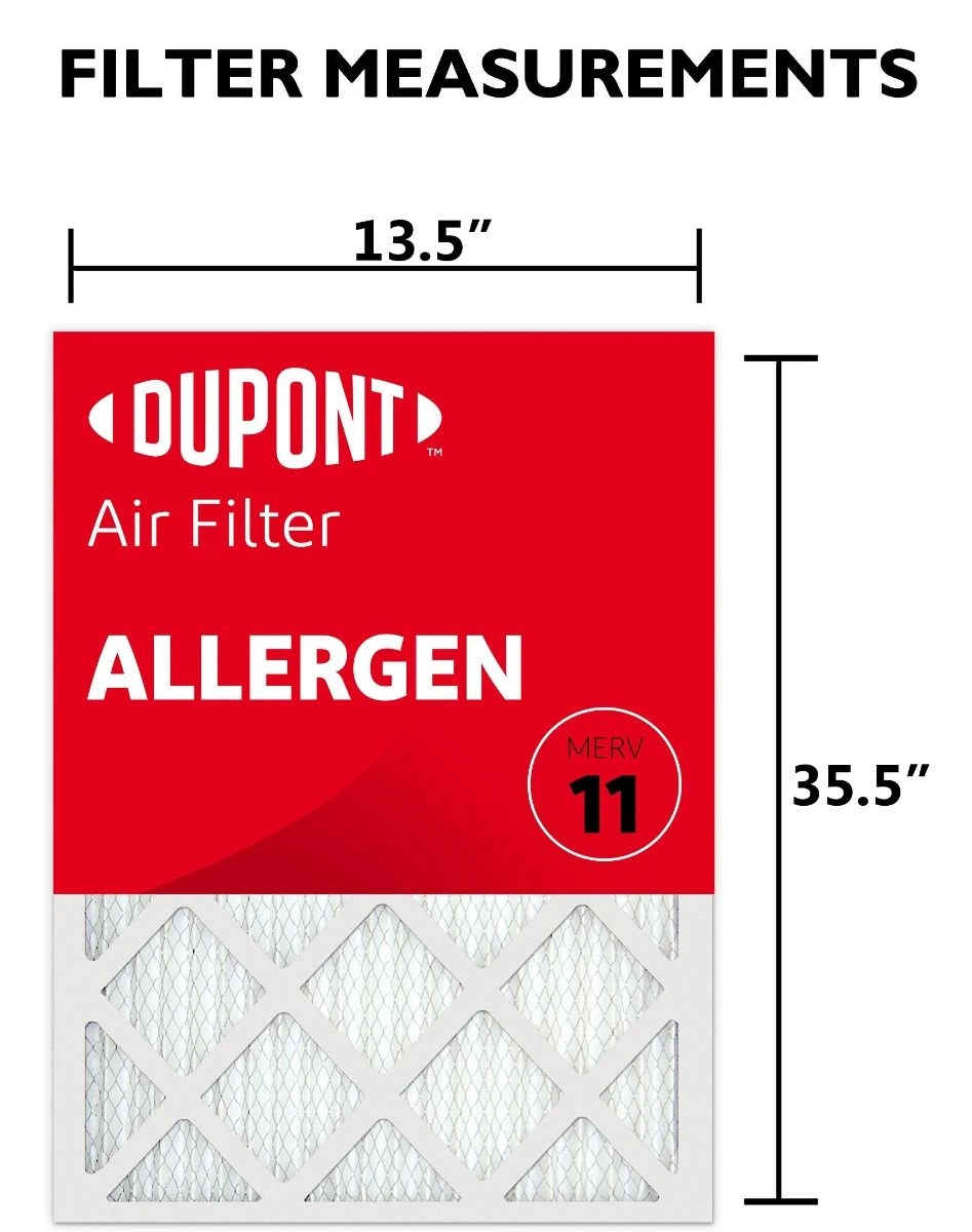 14x36x1 (13.5 X 35.5) DuPont™ Allergen Air Filter (MERV 11) 3 14x36x1 (13.5 X 35.5) DuPont™ Allergen Air Filter (MERV 11) - Image 3