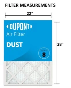 22x28x1 (Actual Size) DuPont Dust Air Filter (MERV 8) -Filter Pro Shop dd22x28a