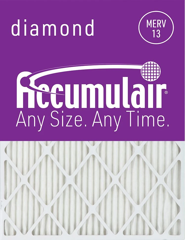 15x15x4 (Actual Size) Accumulair Diamond Filter MERV 13 1 15x15x4 (Actual Size) Accumulair Diamond Filter MERV 13