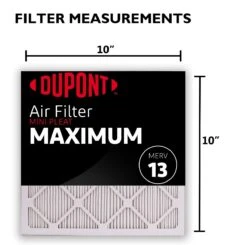 10x10x1 (Actual Size) DuPont™ Maximum Air Filter (MERV 13) -Filter Pro Shop dm10x10a