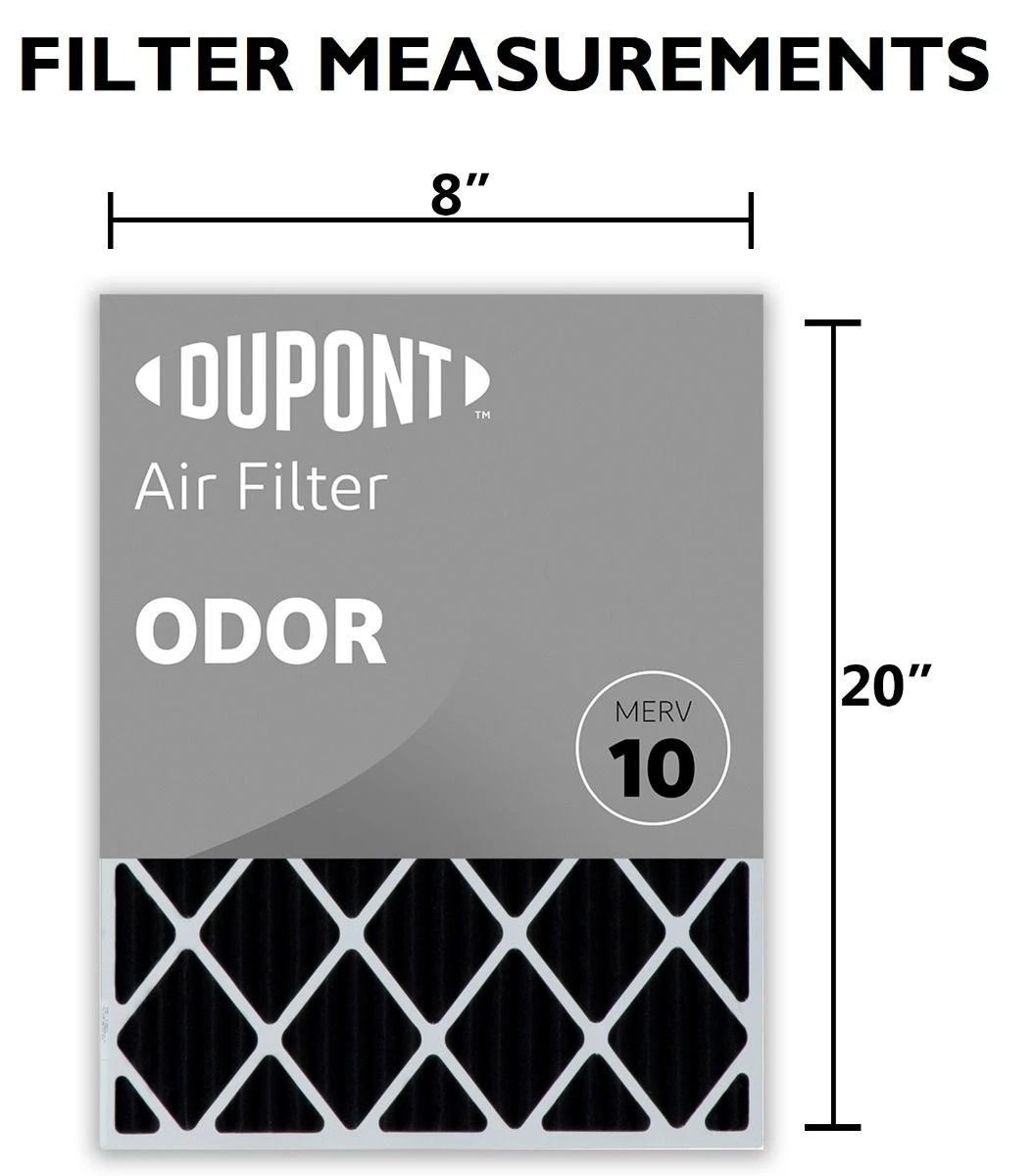 8x20x1 (Actual Size) DuPont™ Odor Air Filter (MERV 10) 3 8x20x1 (Actual Size) DuPont™ Odor Air Filter (MERV 10) - Image 3