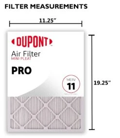 11.25x19.25x1 (Actual Size) DuPont™ Pro Air Filter (MERV 11) -Filter Pro Shop dp11.25x19.25a