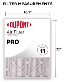 16.5x21x1 (Actual Size) DuPont™ Pro Air Filter (MERV 11) -Filter Pro Shop dp16.5x21a