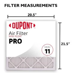 21x22x1 (20.5 X 21.5) DuPont™ Pro Air Filter (MERV 11) -Filter Pro Shop dp21x22