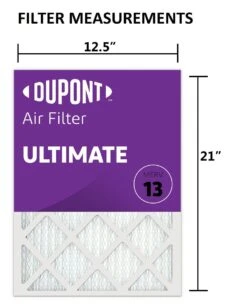 12.5x21x1 (Actual Size) DuPont™ Ultimate Air Filter (MERV 13) 5 12.5x21x1 (Actual Size) DuPont™ Ultimate Air Filter (MERV 13) -Filter Pro Shop du12.5x21a
