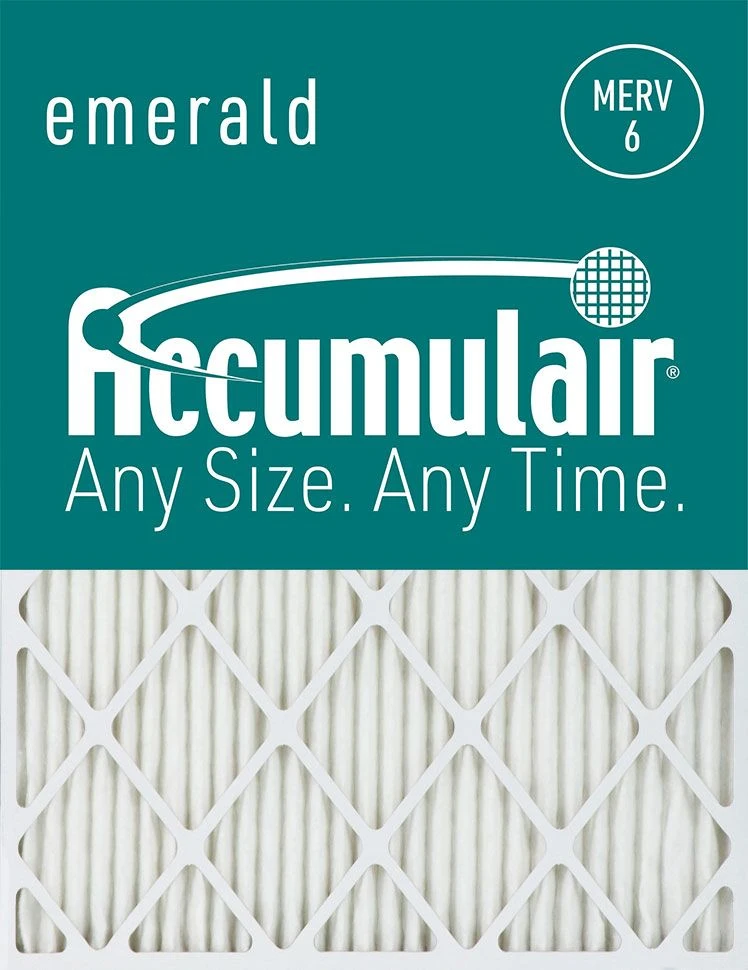 18x36x1 (Actual Size) Accumulair Emerald Filter MERV 6 1 18x36x1 (Actual Size) Accumulair Emerald Filter MERV 6