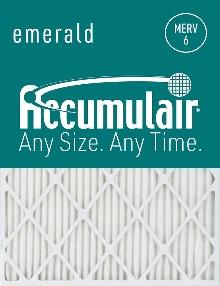 17x25x0.5 (Actual Size) Accumulair Emerald Filter MERV 6 1 17x25x0.5 (Actual Size) Accumulair Emerald Filter MERV 6