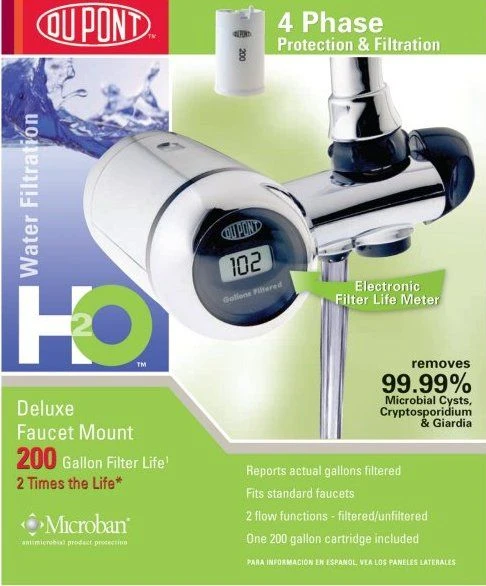 FM350XCH DUPONT® Deluxe Faucet Mount Filter System (Chrome) 2 FM350XCH DUPONT® Deluxe Faucet Mount Filter System (Chrome) - Image 2