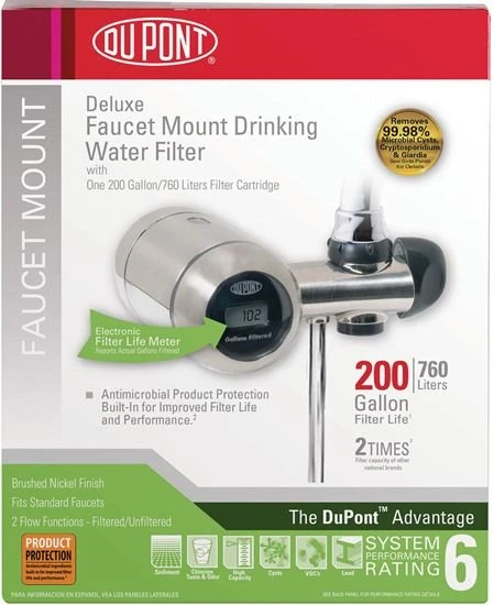FM350XBN DUPONT® Deluxe Faucet Mount Filtration System (Brushed Nickel) 1 FM350XBN DUPONT® Deluxe Faucet Mount Filtration System (Brushed Nickel)