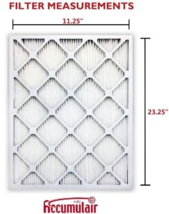 11.25x23.25x1 (Actual Size) Accumulair® Ruby 1-Inch Filter (MERV 11) -Filter Pro Shop fr 11.25x23.25a