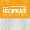 10x25x0.5 (9.5x24.5x0.5) Accumulair Gold Filter MERV 8
