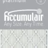 24x25x1 (Actual Size) Accumulair Platinum Filter MERV 11