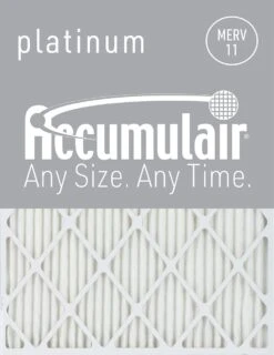 15.25x15.25x1 (Actual Size) Accumulair Platinum Filter MERV 11