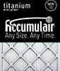 14x36x1 (Actual Size) Accumulair Titanium High Efficiency Allergen Reduction Filter
